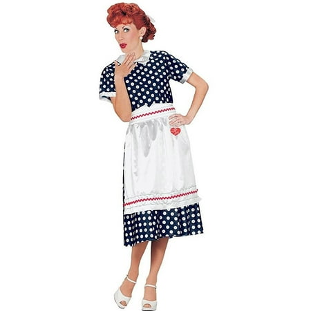 I Love Lucy Polka Dot Dress Adult Halloween Costume