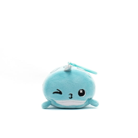 Moosh-Moosh Official 4 inch Hershel the Narwhal Valentine's - Kid's Ultra Soft Clip-On Plush Toy
