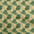 thumbnail image 1 of oneOone Tissu Georgette Viscose Vert Poire Feuilles Matériel de Robe Tissu Imprimé Tissu au Mètre 42 Pouces de Large-Ab, 1 of 5