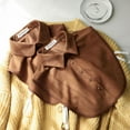 thumbnail image 6 of Camicover  Winter Thick Sanding Fake Dickey Collar Half Shirts Blouse for Women Men, 6 of 6