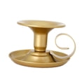 thumbnail image 3 of Candelabro de hierro de Estilo europeo Sunnimix tipo de taza de té artesanal Candelero contenedor de vela dorado, 3 of 8