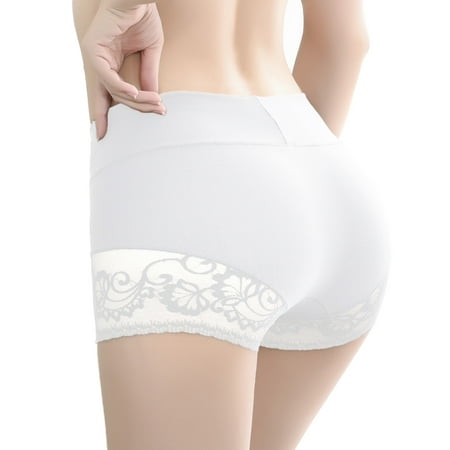 LARUYEKO Women s High Waist Seamless Body Briefs Control Panty Lifter Shapewear Slim Waist Trainer Women s Cotton Underwear High Waisted Ladies Full Coverage Panties High-Cut Stretch Cool Underwear