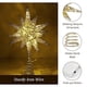 thumbnail image 3 of Decoración para árbol de Navidad Lewondr con forma de estrella geométrica 3D con luz LED, 3 of 8