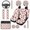Ladybug Bow, variant on KUIFORTI Pumpkin Halloween Car Seat Covers Full Set Non Slip Set of 14 Arm Rest Cover Car Included Universal Fit Cars SUV Trucks Washable Soft