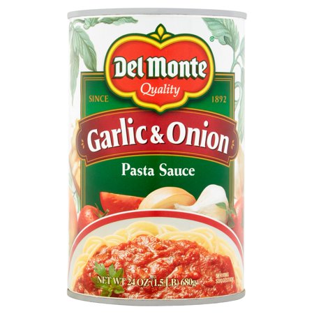 Del Monte Garlic Onion Pasta Sauce 24 oz Walmart com Del Monte Garlic Onion Pasta Sauce 24 oz Walmart com