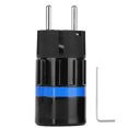 thumbnail image 1 of Enchufe de alimentación chapado en rodio de cobre puro para cable de alimentación de audio HIFI Enchufe europeo 100-250 V (E104R (enchufe macho)), 1 of 5