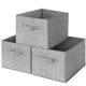 thumbnail image 1 of Cestas de almacenamiento GRANNY SAYS de tela con asas, color gris, paquete de 3, 1 of 7