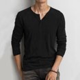 thumbnail image 2 of VJATTWR Men's Long Sleeve T-Shirt, Comfortable Crew Neck Bulk Tee, Heavy S, 2 of 5