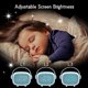 thumbnail image 3 of Blue alarm clock kids girls boys digital, cute alarm clock 2 alarm 6 music volume adjustable 3 screen brightness timer night light, 3 of 5