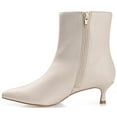 thumbnail image 3 of Journee Womens Arely Pointed Toe Kitten Heel Ankle Booties, Widths Available, 3 of 9