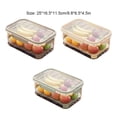 thumbnail image 4 of mmirethe Leak-proof Fruit Box For Restaurant Storage Easy To Open Lid Storage Containers green, 4 of 6