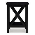 thumbnail image 3 of Linon Dalton Table d'Appoint en Pin Massif, Noir, 3 of 13