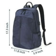 thumbnail image 5 of Spencer Shoulder Backpack Waterproof Bookbag Casual Laptop Backpack with USB Charging Port for for Men and Women, Backpack for College Travel Business Daily use, Blue, 5 of 12