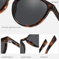 thumbnail image 4 of Fozono Classic Round Polarized Sunglasses for Women FZN825, 4 of 6