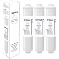 thumbnail image 1 of 5Th Stage Inline Post Carbon Filter Replacement Cartridge, 10 inch Universal Inline Post Carbon Water Filter for RO System - 1/4" Thread, 3-Pack, 1 of 6