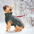 thumbnail image 5 of Pet Artist Waterproof Dog Coat Winter Fleece Clothes Reflective Pet Jacket Jack Russell Pug, 5 of 10