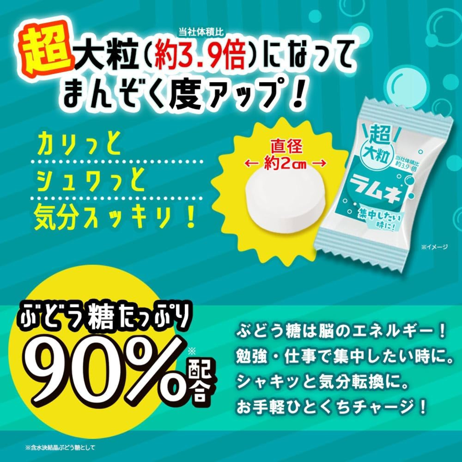 Morinaga Extra Large Ramune Candy 60g x 6 Pack – Glucose-Rich Chewy Japanese Candy – Made in JAPAN - Tokyo Sakura Mall