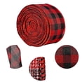 thumbnail image 3 of 3 rollos de cinta de arpillera con alambre a cuadros, cinta de cuadros vichy para envolver para manualidades de árboles de Navidad, 3 of 5