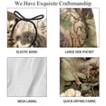 thumbnail image 4 of luoweisi Men's Beach Shorts Quick Dry Swim Trunks with Mesh Lining Hedgehog L, 4 of 5