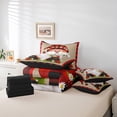 thumbnail image 4 of Erosebridal Ladybug Gnome Bedding Sets Full Size for Kids, Spring Garden Bed Sheets Set, Reversible 7-Piece, 4 of 5