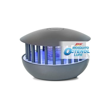 Pic® 2-in-1 Portable Mosquito Zapper & Accent Light, Bug Zapper with Micro USB Cord, Gray, Area Bug Zapper