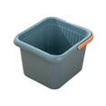 thumbnail image 2 of Lavabo de baño para pies, bañera de baño para pies, 23,5 cm de profundidad, lavabo duradero para SPA de pies, con asa, pedicura, bañera de para Azul, 2 of 8