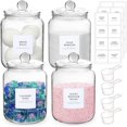 thumbnail image 3 of Glass Jars for Laundry Room Organization, 0.8 Gallon Glass Containers with Lids, Perfect for Dryer Sheets, Laundry Pods, Scent Boosters, and more - Convenient Laundry Room Storage Solution (1 Pack), 3 of 6