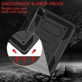 thumbnail image 6 of Mignova For iPad Pro 11 inch 3rd 2021 Case ,Lightweight Shockproof Rugged Cover with KickStand Protective Full Body Rugged Cover Kids Friendly For Apple iPad Pro 11 inch 2020 / 2021 (Black), 6 of 7