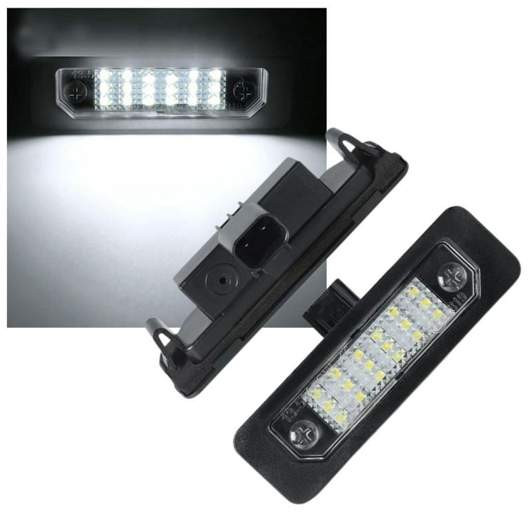 2pcs Tag Lamp White LED License Plate Light For Ford Taurus