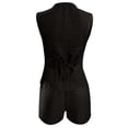 thumbnail image 7 of Short Sets for Women Sleeveless V Neck Button Vest and Shorts 2 Piece Matching Set Business Casual Blazers Work Sets, 7 of 7
