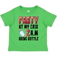 thumbnail image 3 of Inktastic Party at My Crib 2 A.m. Bring Bottle Baby Humor Boys or Girls Toddler T-Shirt, 3 of 5