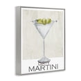 thumbnail image 2 of Stupell Industries Modern Dirty Martini Olives Gray Framed Giclee Art, 11 x 14, by Kim Allen, 2 of 8