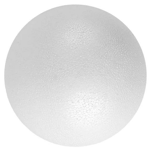OATIPHO Round Foam Circles White Polystyrene Smooth for DIY Arts 1Pack