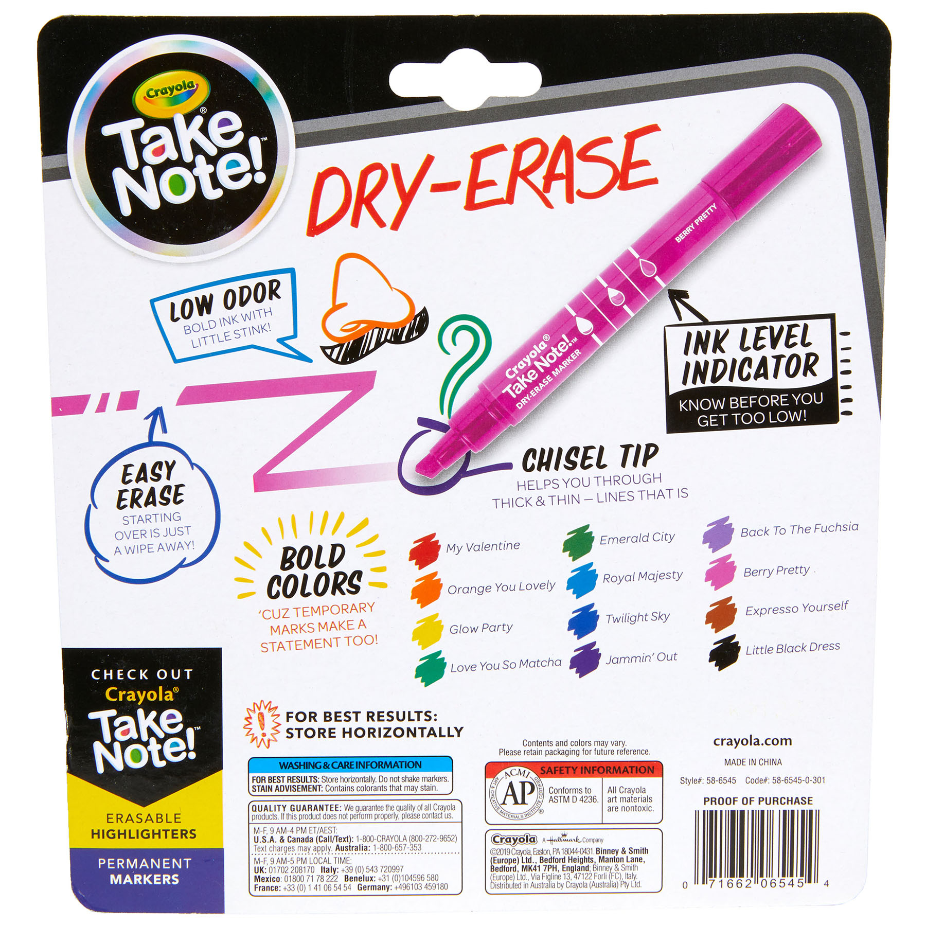 Crayola Low Odor Dry Erase Markers, 12 Count photo 4