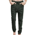 thumbnail image 4 of J. METHOD Men’s Joggers Pants Casual Lightweight Comfy Harem Slim Fit Adjustable Elastic Waist Pockets Sweatpants NEMP08 Olive M, 4 of 6