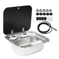 thumbnail image 1 of <p>RV Kitchen Sink, Smoother Surfaces 304 Stainless Steel Rectangle Basin Sink  For Boats</p>, 1 of 7