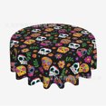 thumbnail image 1 of Mexico waterproof printing waterproof round tablecloth can do any other pattern, 1 of 6