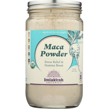 IMLAKESH ORGANICS: Maca Powder Organic 12 oz