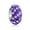 Dark-Purple, variant on Bling Jewelry Womens Solid Stripe Pave Crystal Bead Charm for European Bracelet Sterling Silver Core