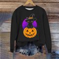 thumbnail image 4 of Heisall Womens Sweatshirts Long Sleeve Round Neck Loose Casual Halloween Print No Hood Autumn Winter 2025 New Arrival Fashion Sweatshirts, 4 of 6