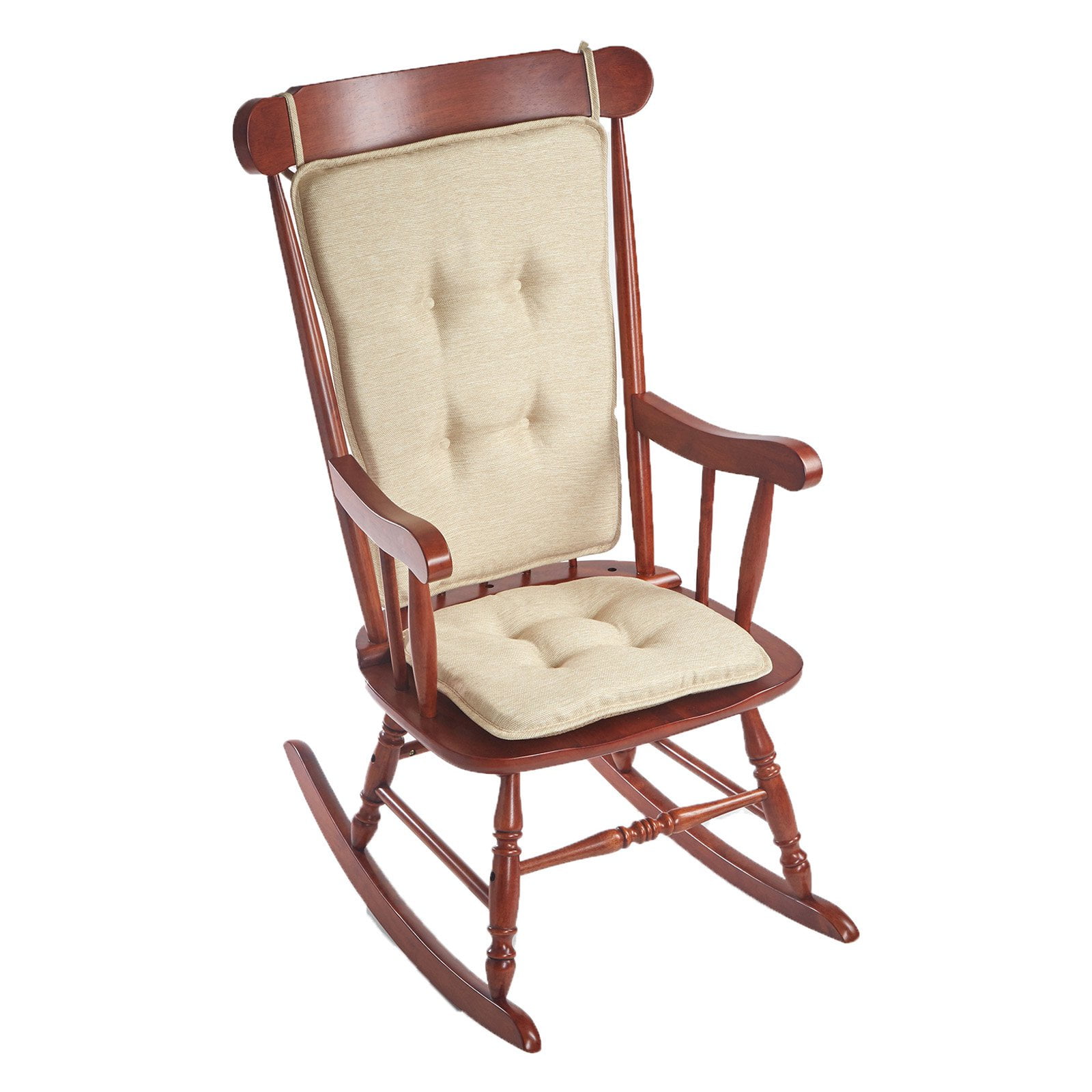 Klear Vu Gripper Embrace Low Profile 2 Piece Rocking Chair Cushion Set