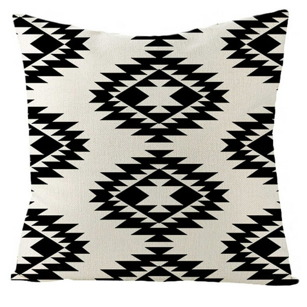 Fundas de almohada, fundas de almohada, fundas de almohada decorativas de algodón y lino, fundas de cojín, fundas de almohada