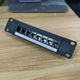 thumbnail image 2 of Wallmount or Rackmount 1U Ethernet Patch Panel Punch Down Block for Cat6 Cabling, 2 of 11