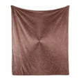 thumbnail image 1 of Abstract Soft Flannel Fleece Throw Blanket, Modern Graphic Design of a Round and Radial Shape Ombre Effect, Cozy Plush for Indoor and Outdoor Use, 50" x 60", Chocolate Dried Rose, by Ambesonne, 1 of 6
