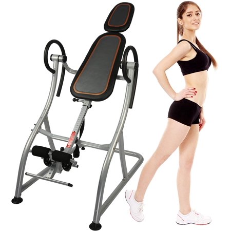 TRY & DO Heavy Duty Inversion Table 58-78 Inches Adjustable Pain Therapy Training with Protective Belt Support up to 330LBS