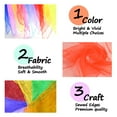 thumbnail image 3 of 12Pcs Dance Juggling Scarves, Silk Square Play Scarves - Performance Props Musical Instrument Accessories, 3 of 7