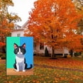thumbnail image 4 of Love Cat Fluffy Cat Double-Side Garden Flag for Outdoor Cartoon Style Chic Garden Flag Cute Cat Kitten Versatile Flags - for Yard Porch Lawn Balcony Front Door Decoration (28x40 Inches), 4 of 6
