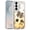 Bow Gold, variant on Case for Samsung Galaxy S26 Bling Fashion Design with 3D Pearls Epoxy Glitter Ornaments Chrome Edge Hard Slim PC, XPM Phone Cover fit Samsung s26 [Eiffel Tower Blue]
