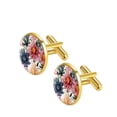 thumbnail image 2 of Shivering Elegant Cufflinks Set for Formal Attire Made of Stainless Steel for Business Meetings, 2 of 6