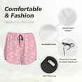 thumbnail image 6 of Picia Flamingos and Flowers Pattern Women's 2 in 1 Athletic Running Shorts High Waisted Workout Casual Gym Sweat Shorts with Comfy Liner Zipper Pockets-XX-Large, 6 of 9